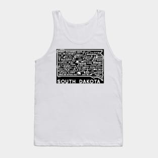 South Dakota Map Tank Top